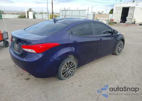 2011 Hyundai Elantra Gls from USA, damaged, VIN 5NPDH4AE4BH058713